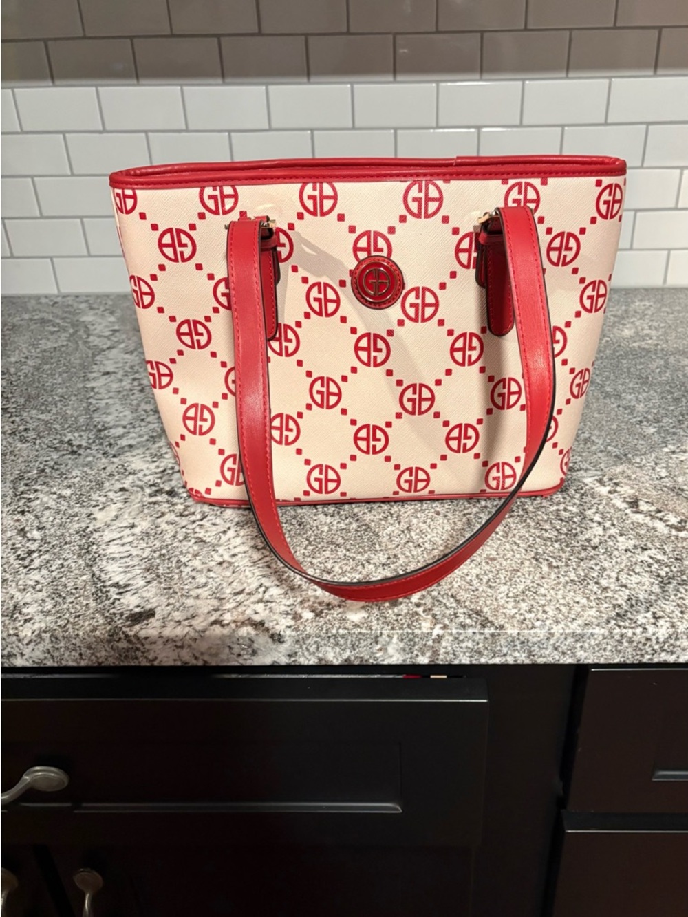 Giani Bernini Monogram signature tote